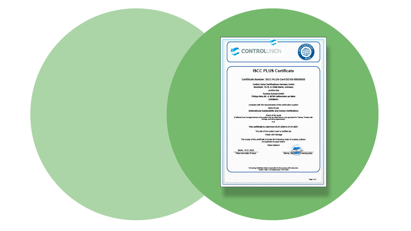 ISCC PLUS Certificate Frankfurt Plant