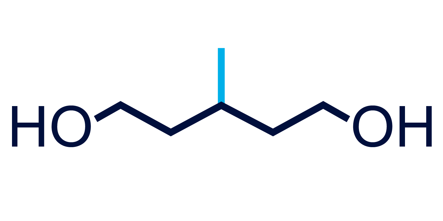 Chemical structure of Kuraray MPD
