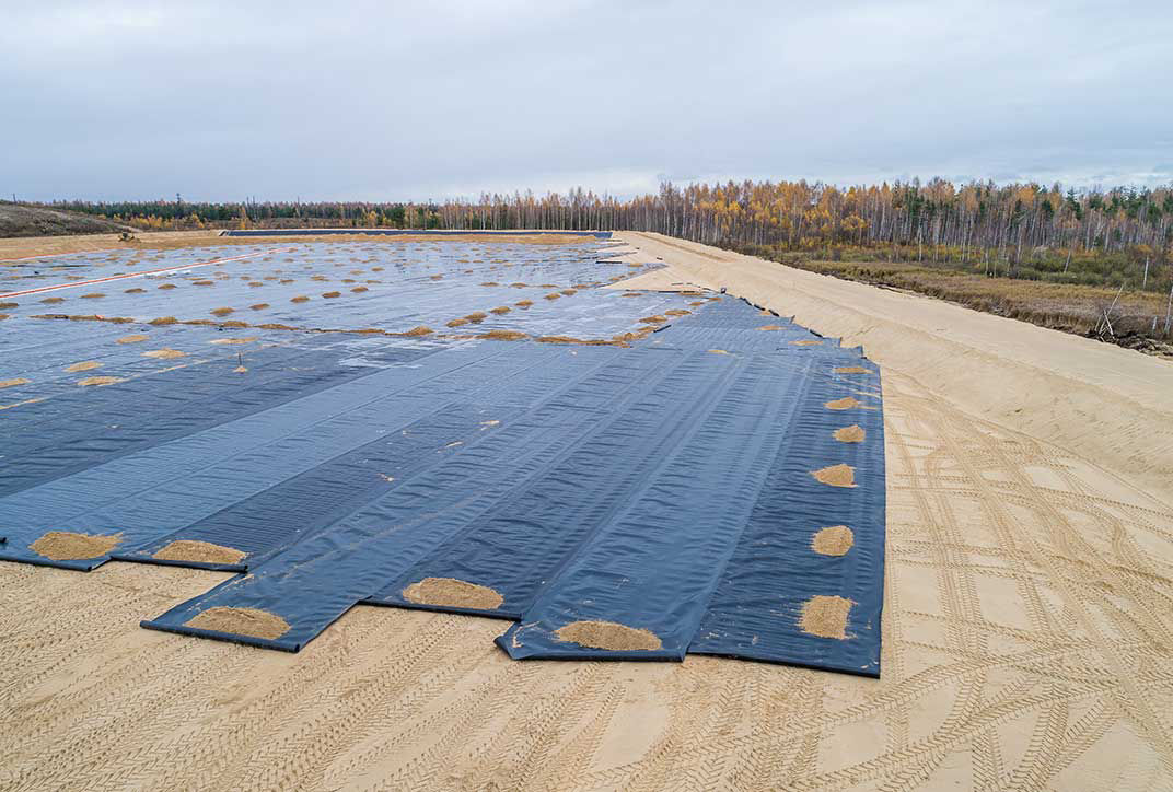 Geomembranes for personal and environmental protection