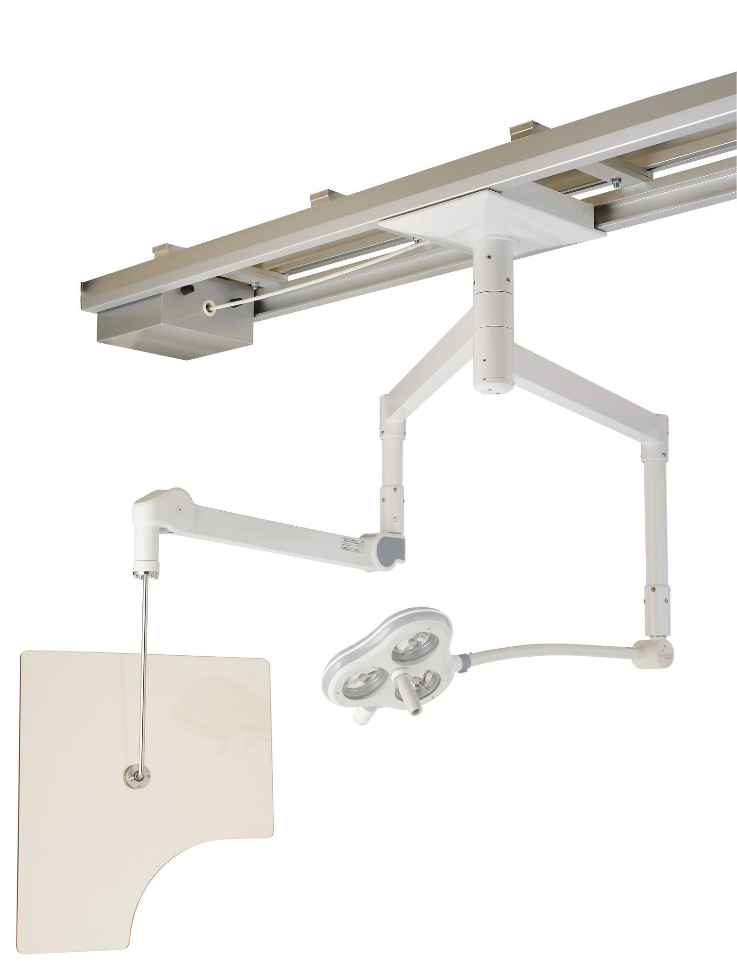 キョウワグラスXA防護シールド　レール式（型式：NSL21）