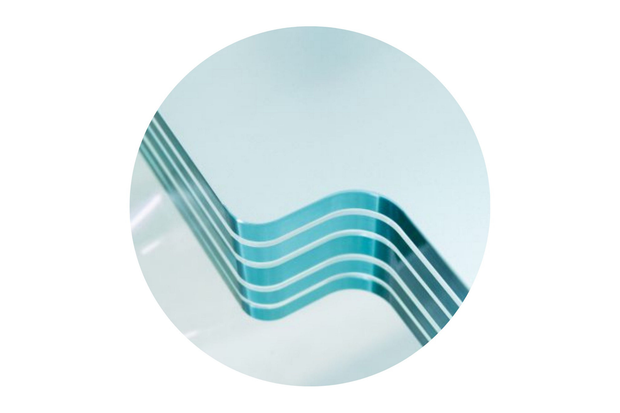 Laminated glass – a composite comprised of at least two layers of glass with a PVB or ionoplast film interlayer between them