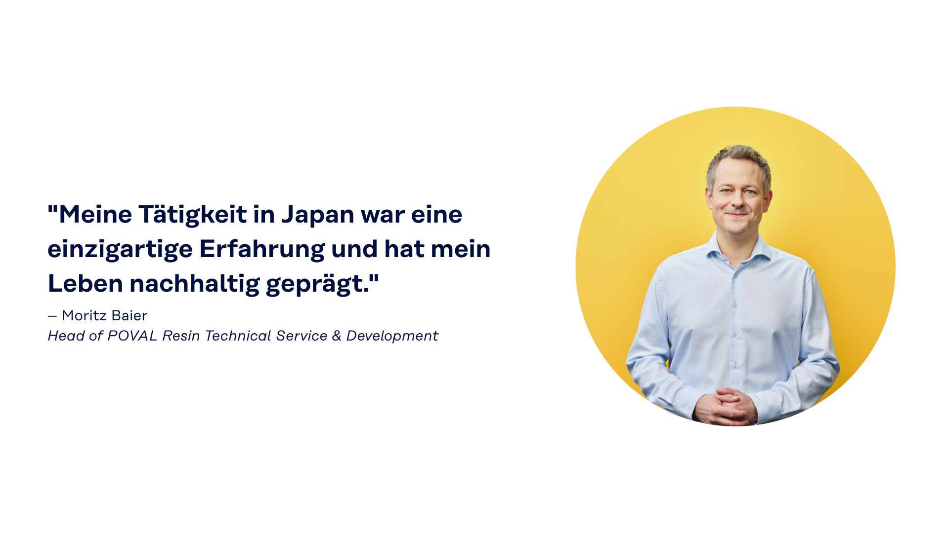 Professionelles Porträt eines Mitarbeiters.