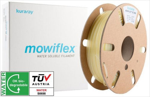 Mowiflex 3D 2000 is used for support structures to print complex, filigree, overhanging and movable objects.