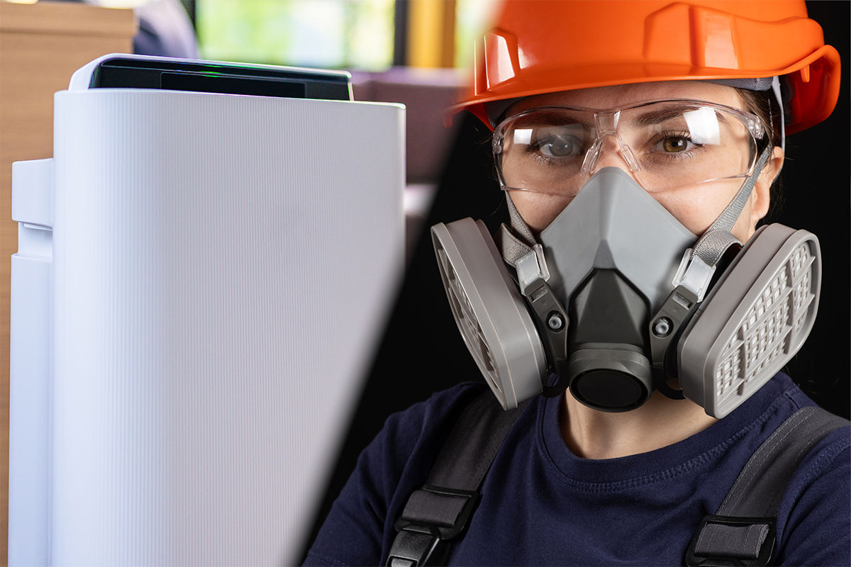 Image: Air purifiers, Gas mask