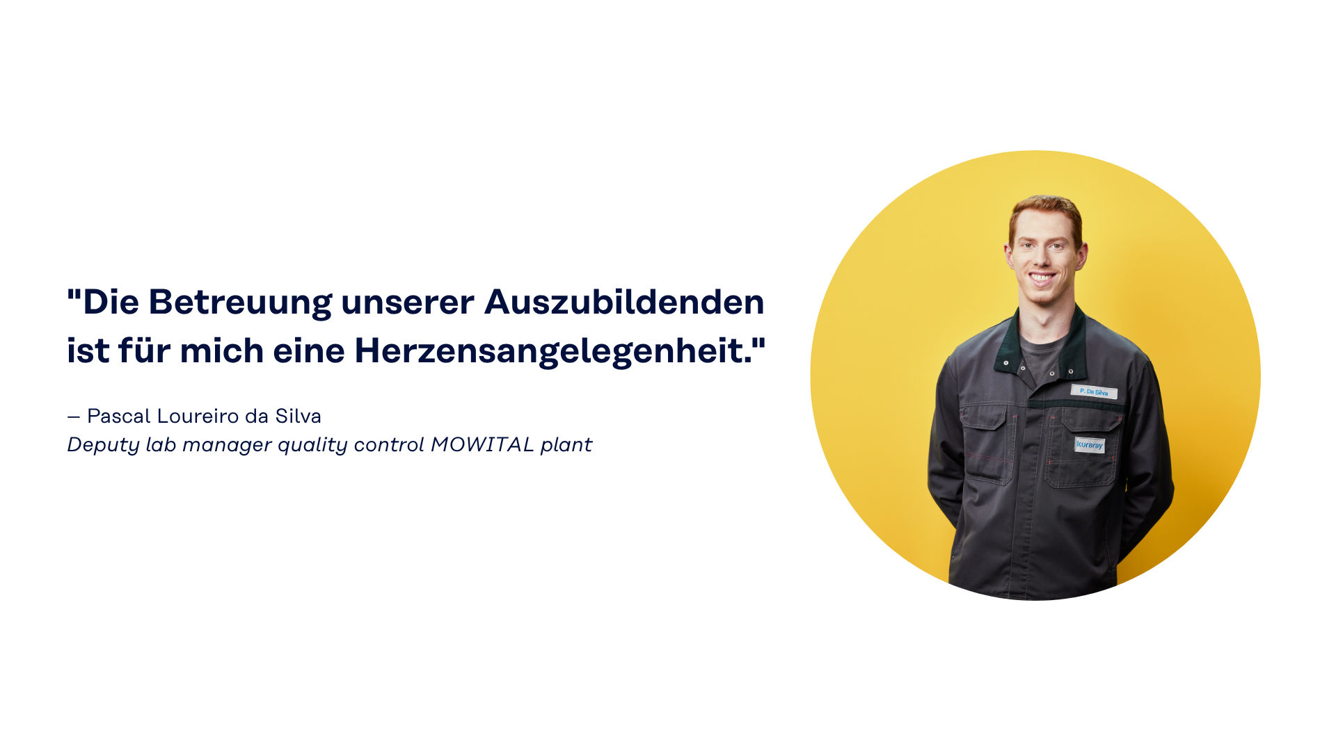 Professionelles Porträt eines Mitarbeiters