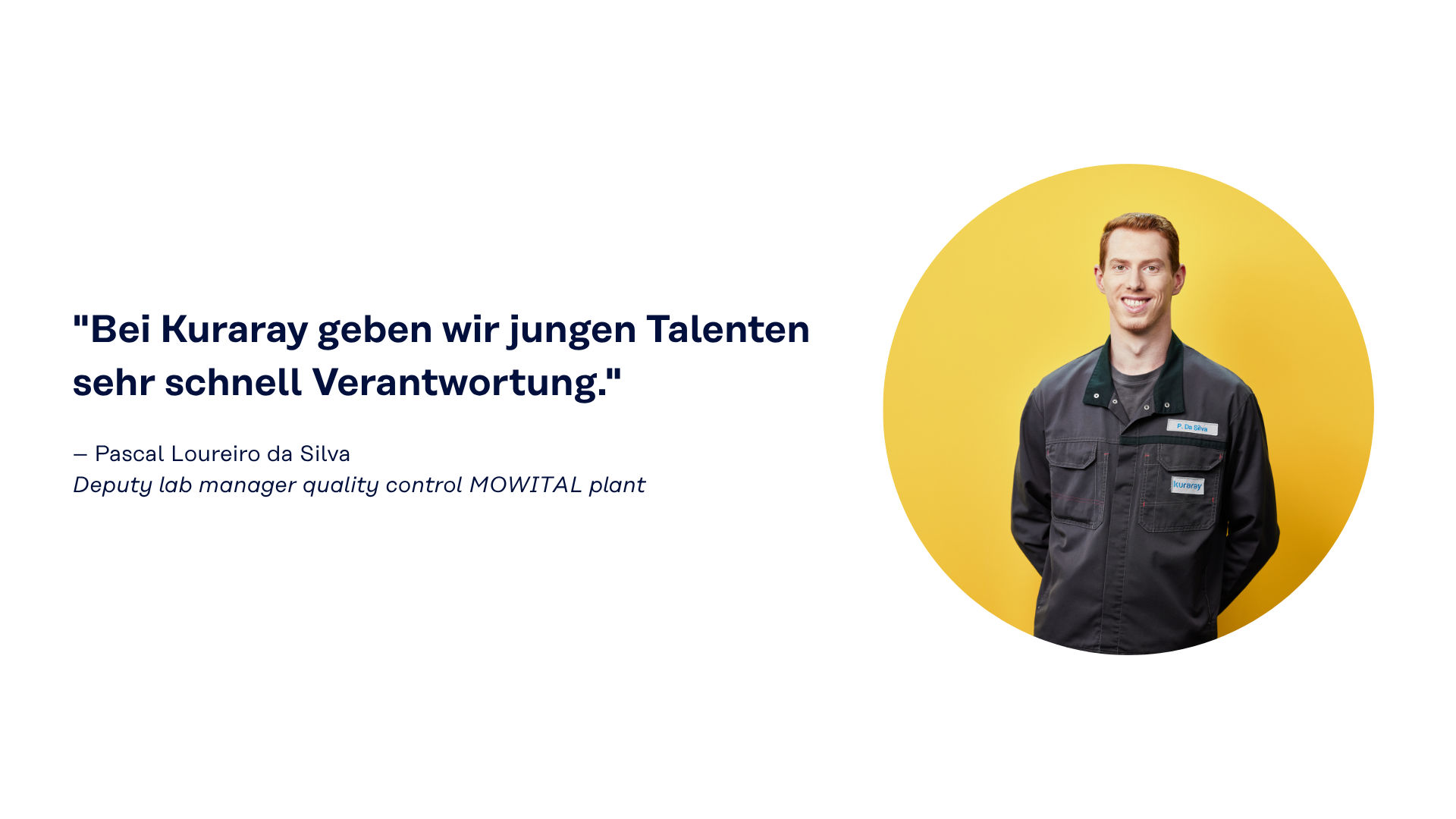Professionelles Porträt eines Mitarbeiters