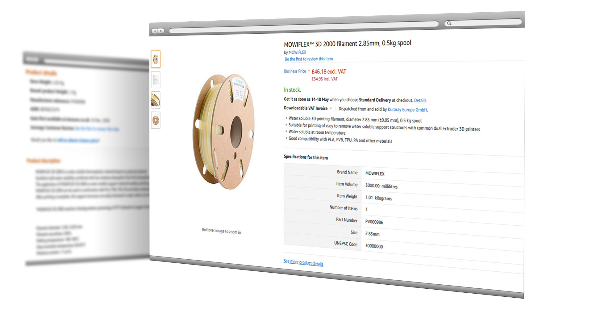 Amazon Business: buy MOWIFLEX™ 3D 2000 filaments online