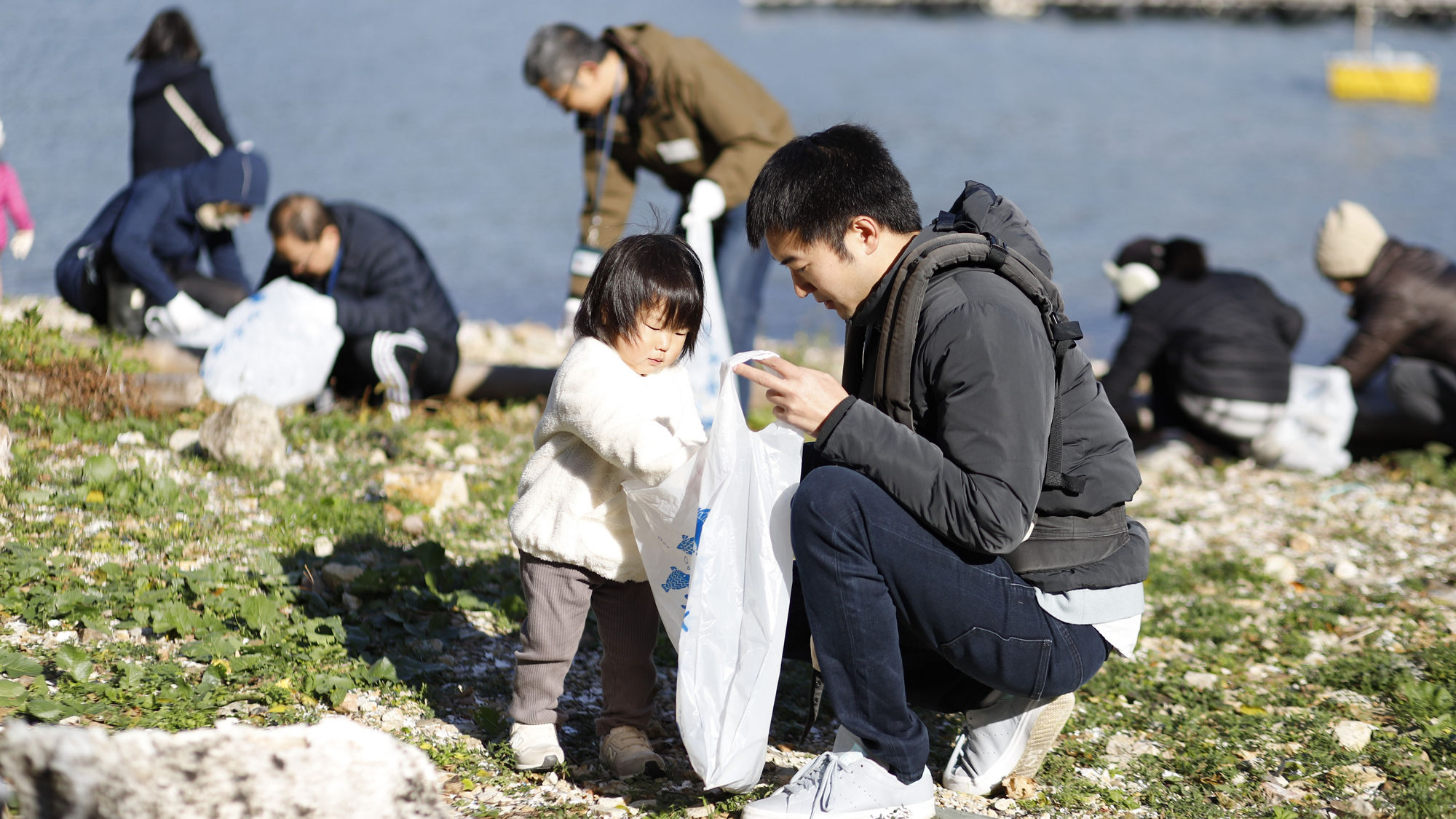 海岸の清掃活動