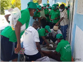 Training in Cashew-Processing by Peace Winds Japan in Haiti
