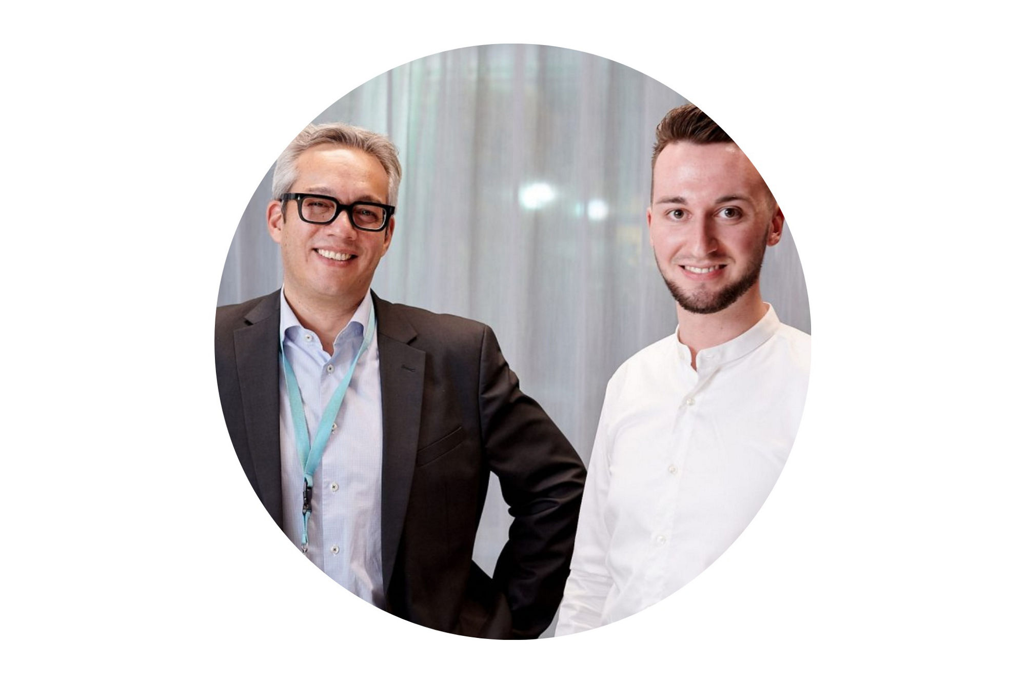 Robin Conrad (right) and Anthony Vanwert (left)