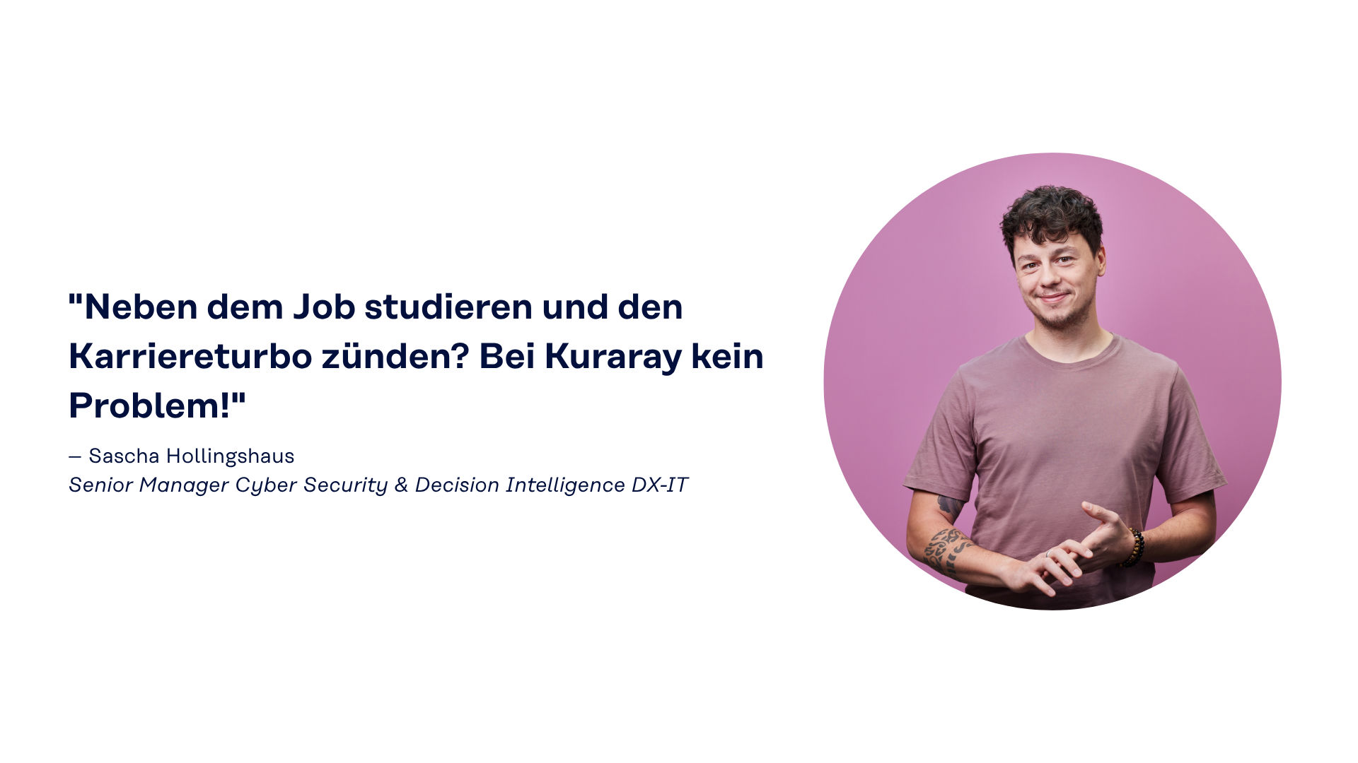 Professionelles Porträt eines Mitarbeiters