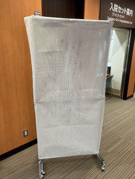 Ammonia odor decomposition mesh Applications Image (Movable partition type)