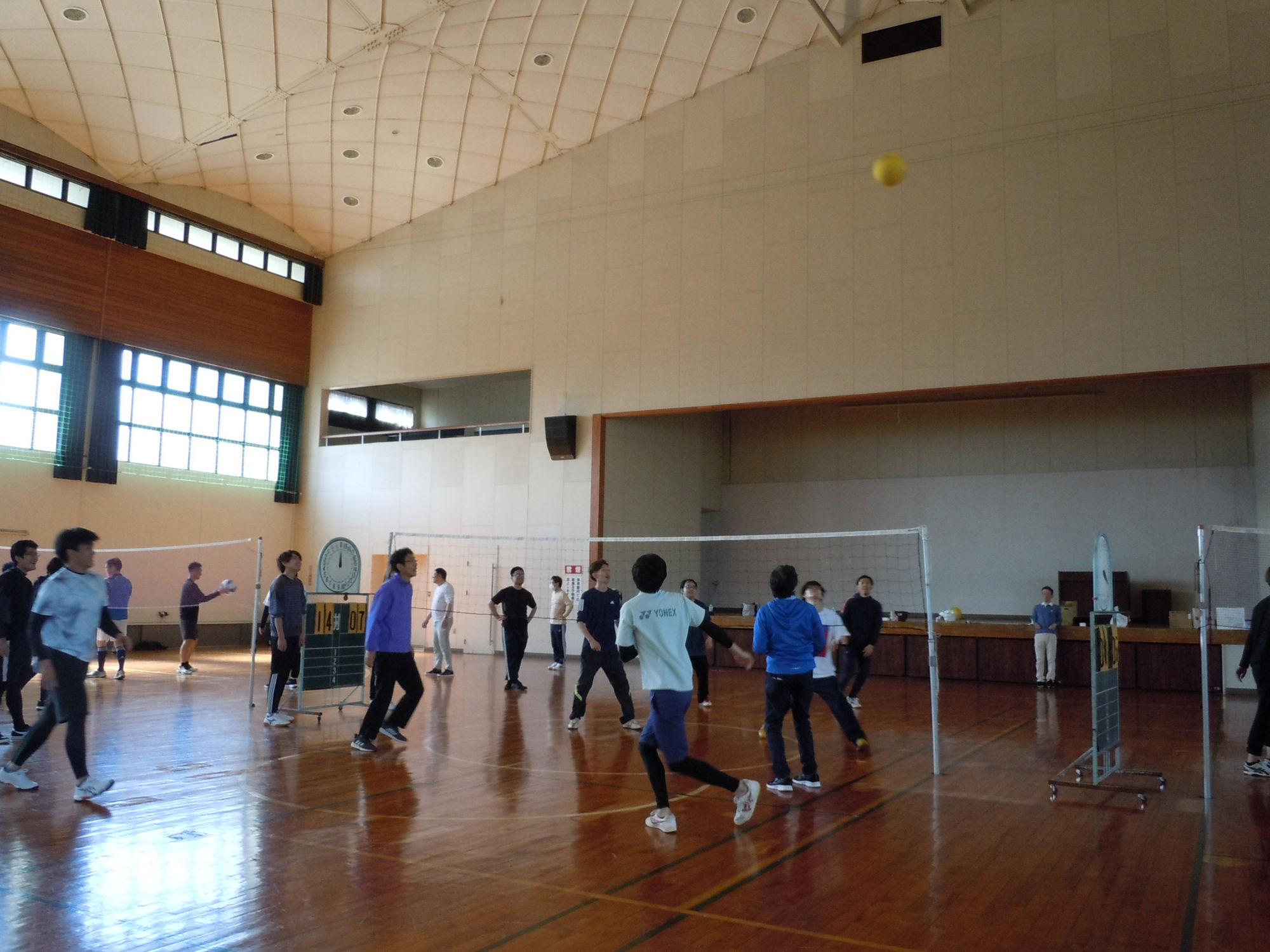 試合風景