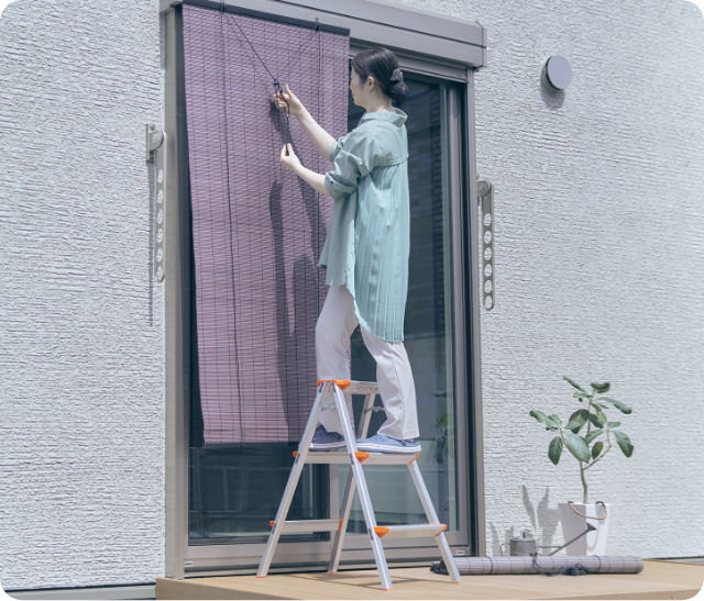 軽量でコンパクト、移動も取り外しも思いのまま