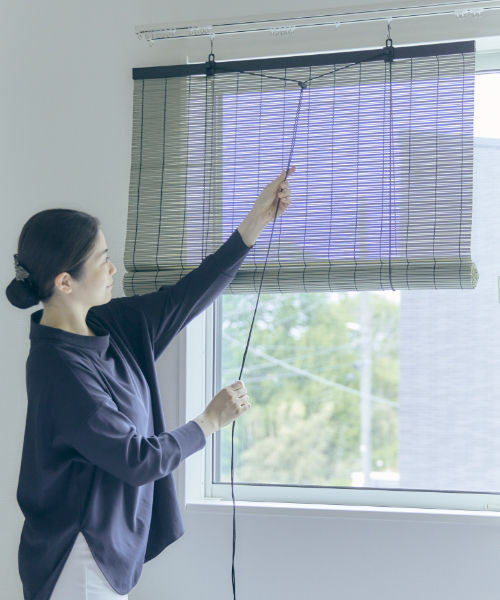 遮熱すだれ　製品イメージ