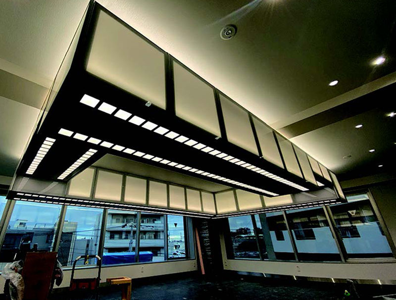 写真：〈コモグラス®〉TH-1 を使用した照明