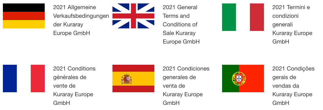 General Terms and Conditions of Kuraray Europe GmbH