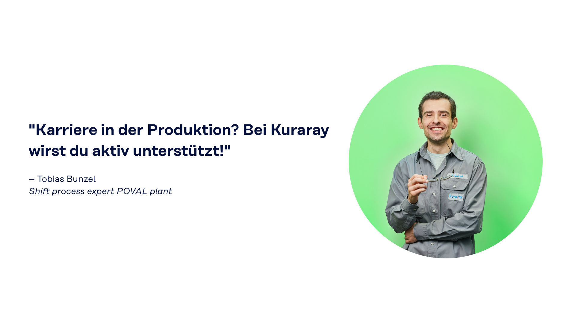Professionelles Porträt eines Mitarbeiters