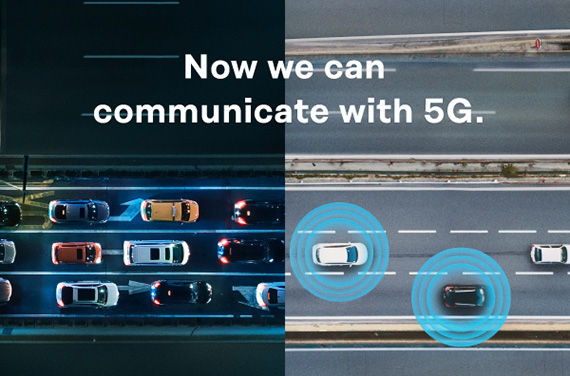 Now we can communicate with 5G.