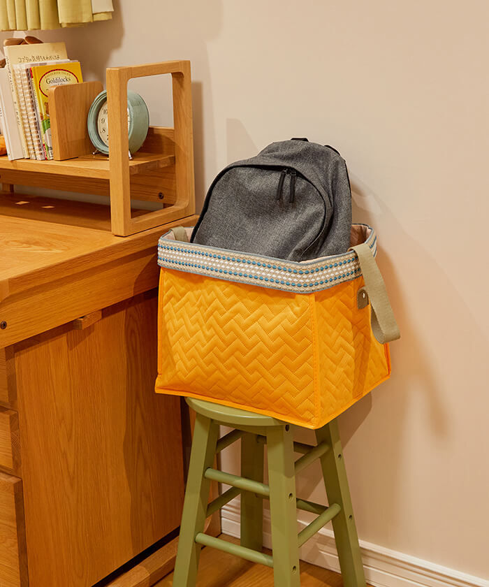 Deodorizing foldable storage box Use Image