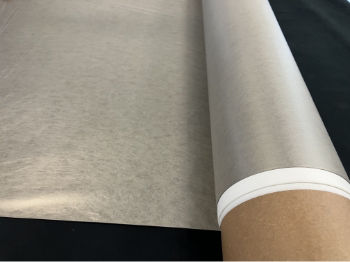 金属メッキ加工後のベクルス原反画像