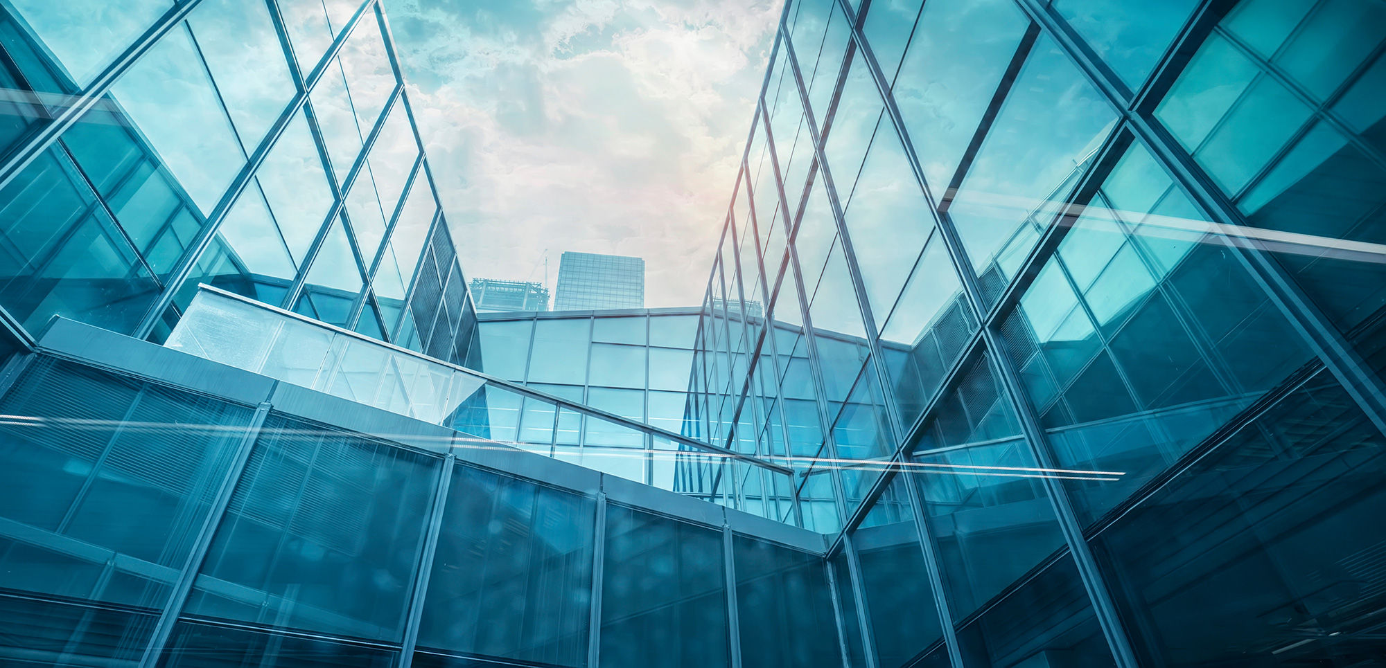 Architecture details Modern Building Glass facade Business background