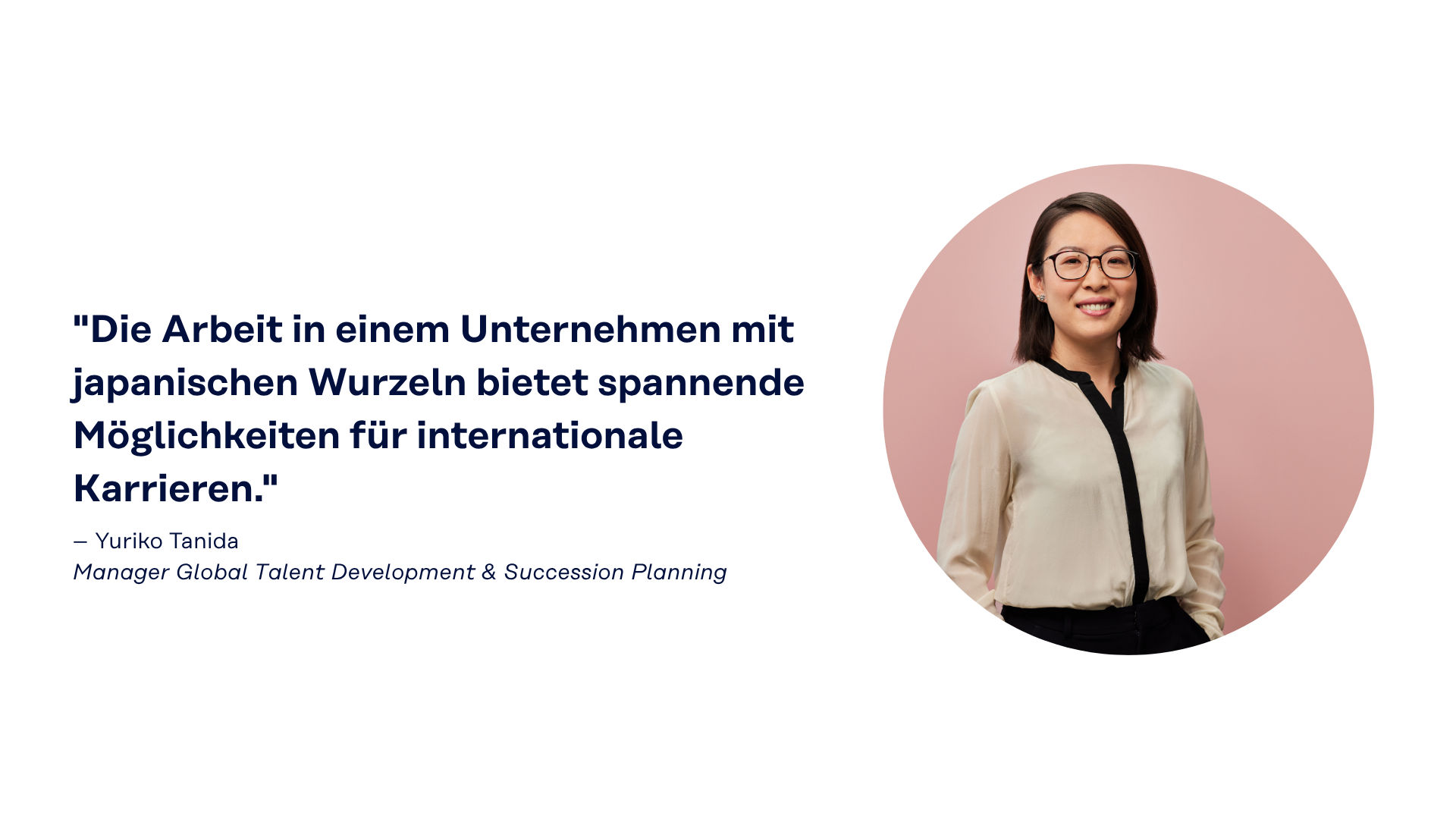 Berufliches Porträt einer Mitarbeiterin.
